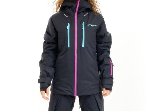 Куртка горнолыжная Dragonfly утепленная Gravity Premium Woman Black-Pink в Севастополе