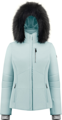 Куртка горнолыжная Poivre Blanc с иск.мехом W24-0802-WO/A голубой в Севастополе