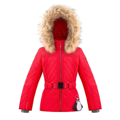 Куртка горнолыжная Poivre Blanc с иск.мехом W21-1003-JRGL/A красный в Севастополе
