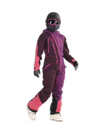 Комбинезон сноубордический Dragonfly Premium Woman Purple&Brown в Севастополе