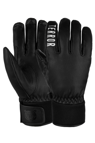 Перчатки Terror-Leather Gloves Black в Севастополе