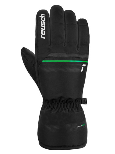 Перчатки Reusch Snow King Black/Neon Green в Севастополе