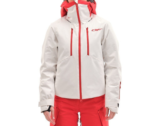 Куртка горнолыжная Dragonfly утепленная Gravity Premium Woman Gray-Red в Севастополе