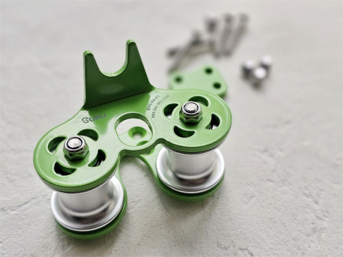  Ролик GURU Treck V2 для навесной переправы зеленый в Севастополе  