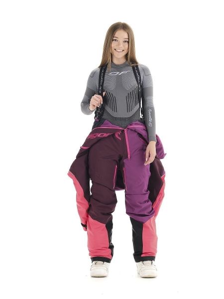 Комбинезон сноубордический Dragonfly Premium Woman Purple&Brown в Севастополе