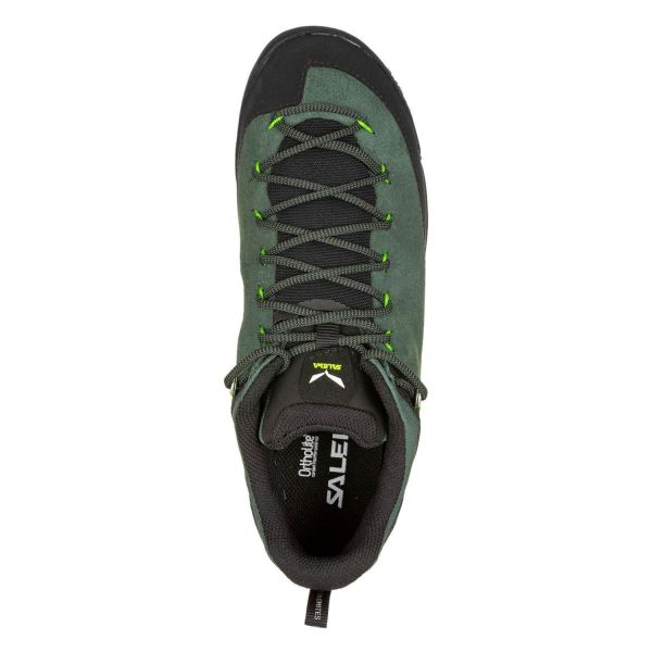 Купить ботинки salewa ms wildfire leather raw green/black в Севастополе