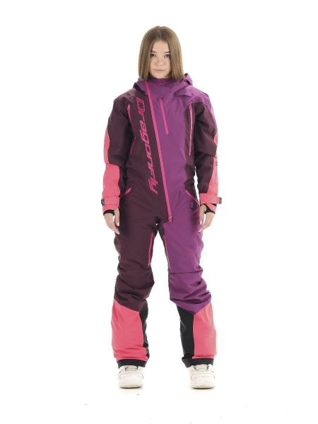 Комбинезон сноубордический Dragonfly Premium Woman Purple&Brown в Севастополе