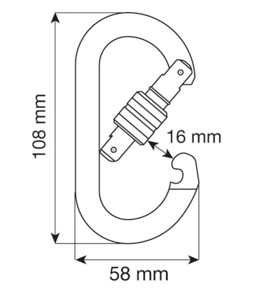  Карабин Camp Oval Standart-Lock в Севастополе  