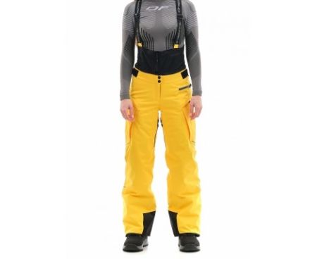 Брюки горнолыжные Dragonfly Gravity Premium Woman Yellow-Dark Ocean в Севастополе