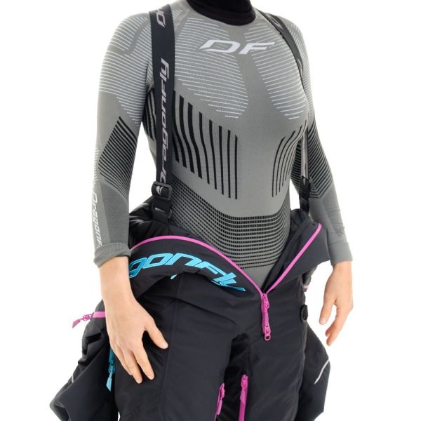 Комбинезон сноубордический Dragonfly Premium Woman Black-Pink 2023 в Севастополе