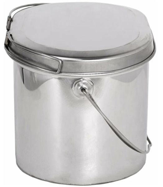 Котел Роза Ветров 3,3л.низкий нерж.крышка с ручками