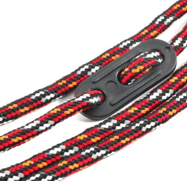 Оттяжки для палаток светоотраж.с натяжителем Следопыт 2,5 м( 4шт) цвет кр.-оран.-черн.