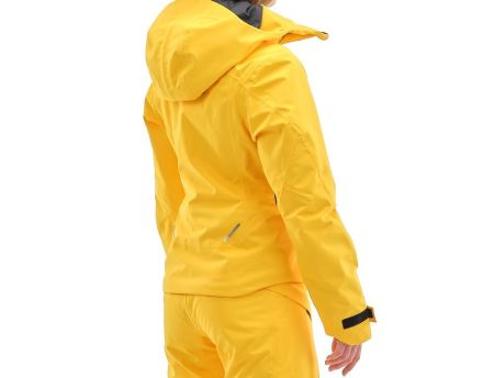 Куртка горнолыжная Dragonfly утепленная Gravity Premium Woman Yellow-Dark в Севастополе