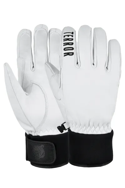 Перчатки Terror-Leather Gloves Black в Севастополе