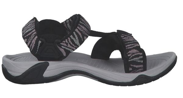 Купить сандалии cmp hamal wmn hiking nero-pale rose черный в Севастополе