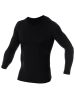 Футболка Brubeck Comfort Wool LS1160M черная