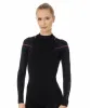 купить Футболка Brubeck Thermo Nilit Heat черный/розовый женская