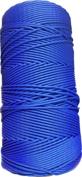  Шнур ПА плетеный 16-ти пр.с ПА серд.d 3мм зеленый,синий в Севастополе  