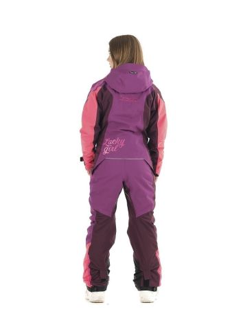 Комбинезон сноубордический Dragonfly Premium Woman Purple&Brown в Севастополе